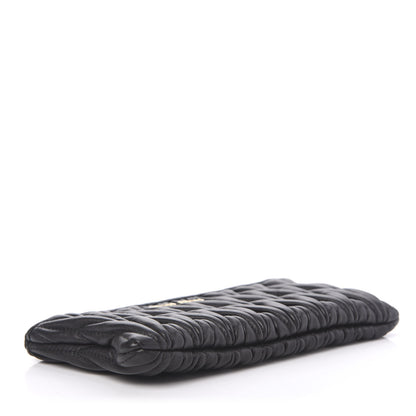 Miu Miu Nappa Matelasse Pouch Black 4 of 9
