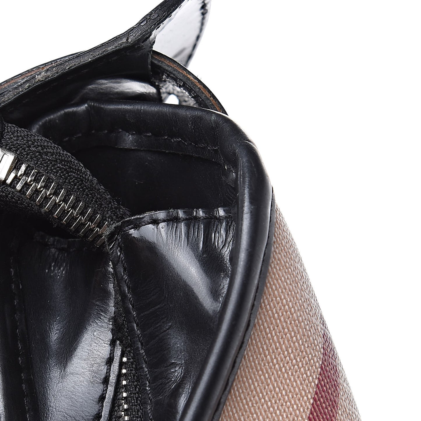 Calfskin Supernova Check Medium Barton Hobo Black