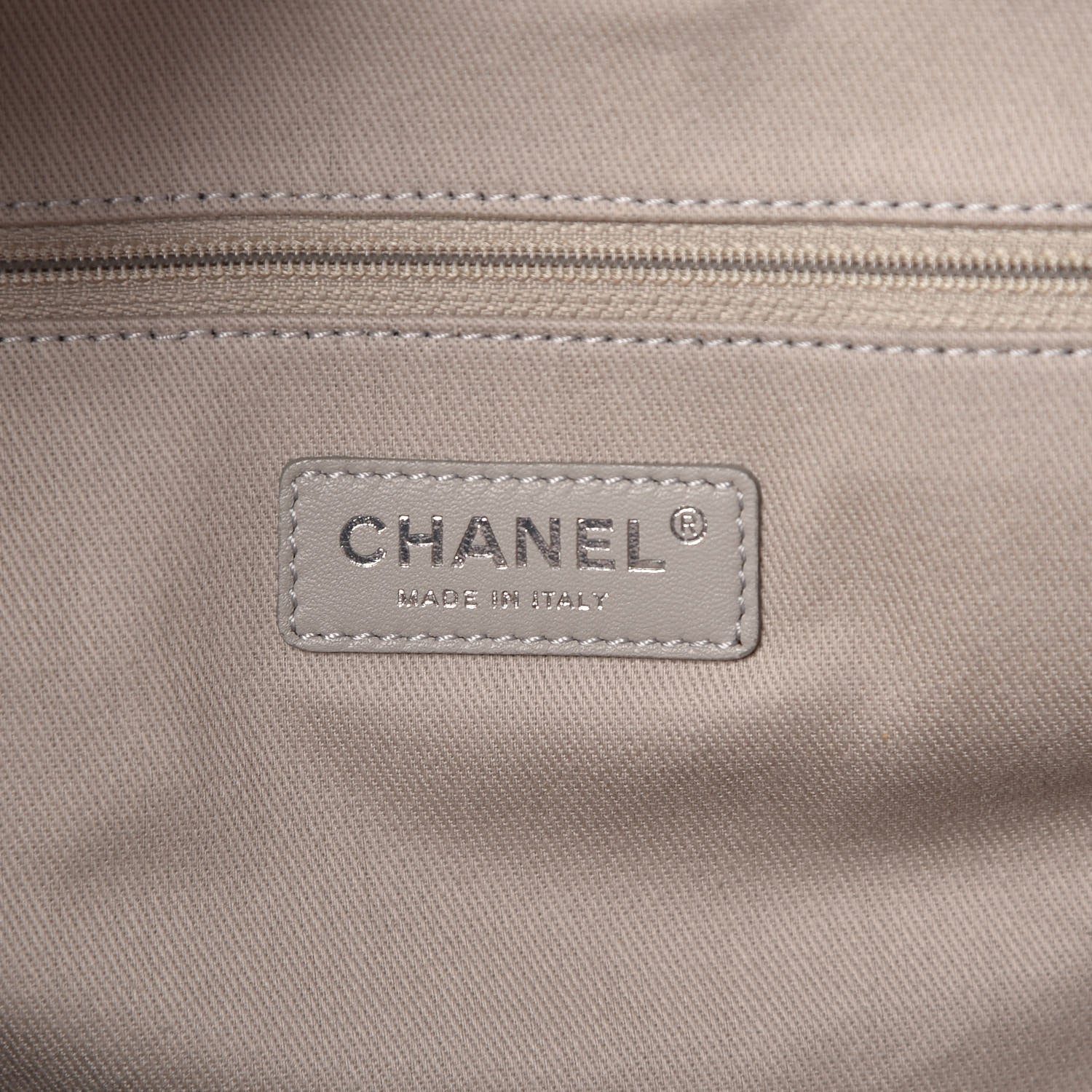 Chanel Glazed Calfskin Large Deauville Tote Black 6 of 6