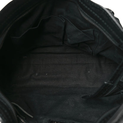 Balenciaga Chevre Black Metallic Edge Hardware S City Black 6 of 12