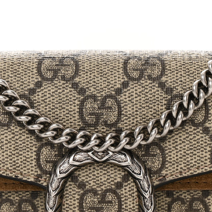 Gucci GG Supreme Monogram Super Mini Dionysus Shoulder Bag Taupe 7 of 12