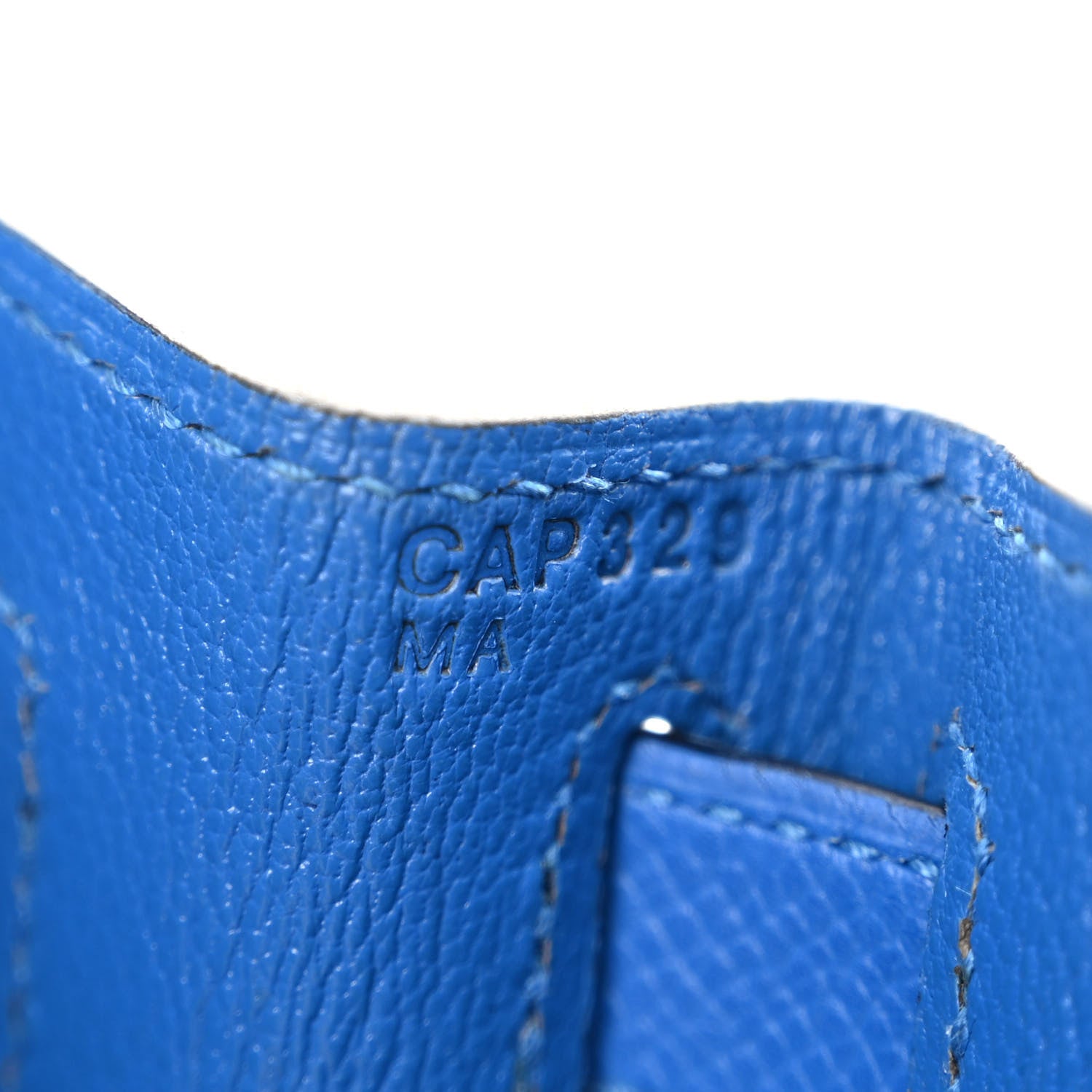 Hermes Epsom Kelly Sellier 28 Bleu France 7 of 10