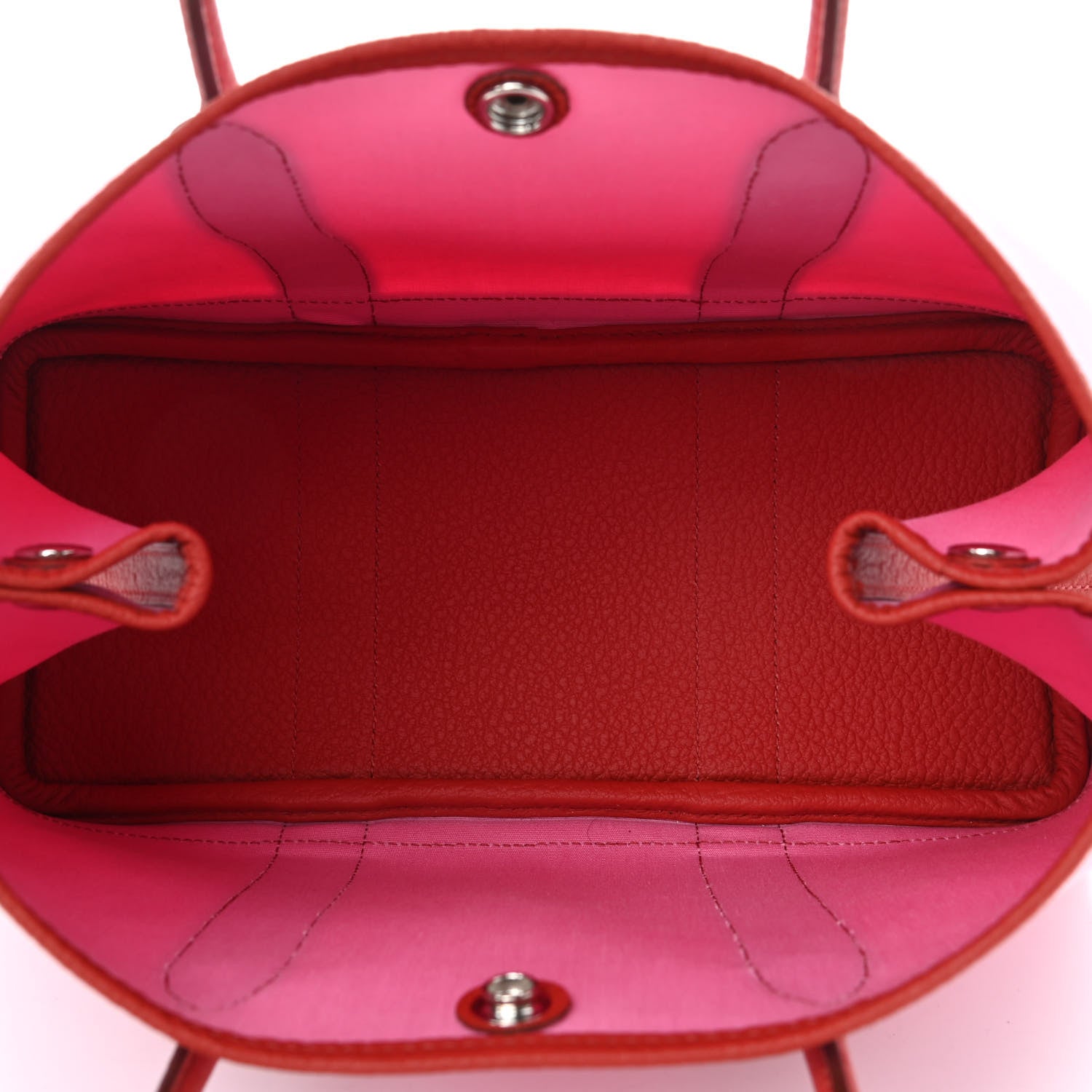 Hermes Toile Militaire Vache Country Garden Party Tote 30 Bubblegum Rouge Dushesse 4 of 8