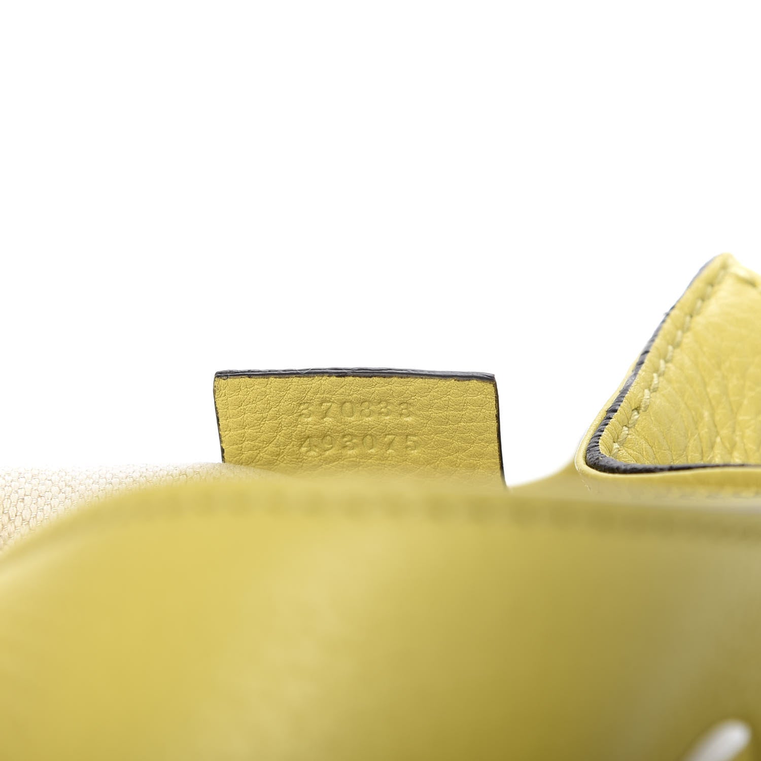 Gucci Cellarius Calfskin Medium Bamboo Backpack Mimosa Flower 6 of 9