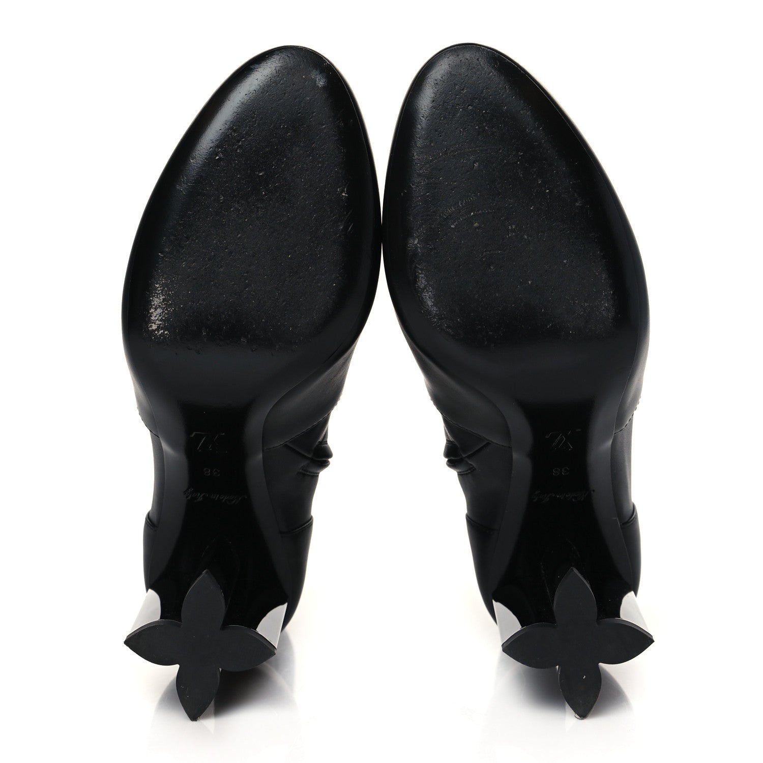 Louis Vuitton Calfskin Silhouette Ankle Boots 38 Black 5 of 8
