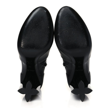 Louis Vuitton Calfskin Silhouette Ankle Boots 38 Black 5 of 8