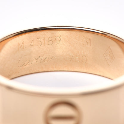 Cartier 18K Yellow Gold 5.5mm LOVE Ring 51 5.75 4 of 4