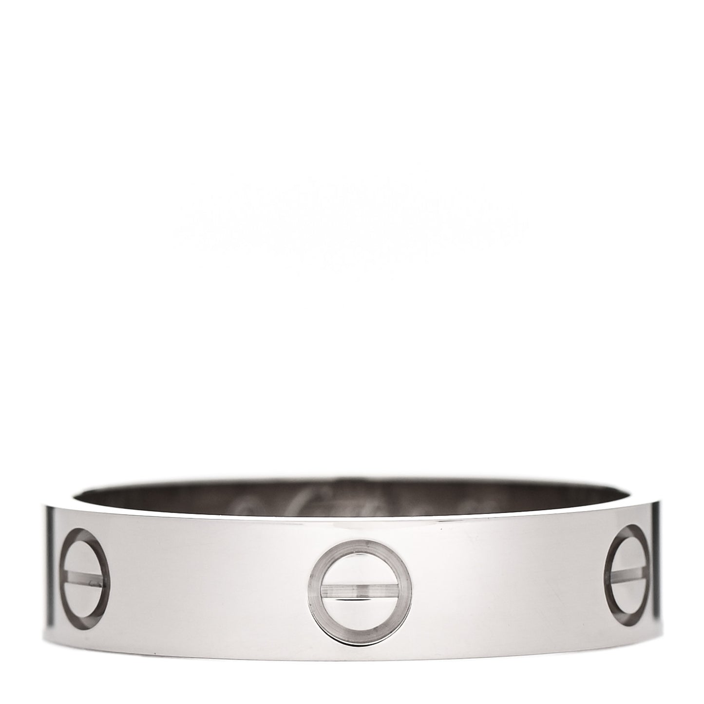 18K White Gold 5.5mm LOVE Ring 69 12.75