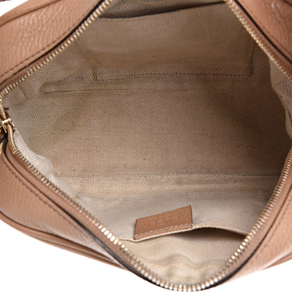 Gucci Pebbled Calfskin Small Soho Disco Bag Rose Beige 4 of 18