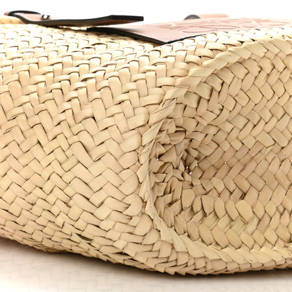 Loewe Raffia Basket Tote Bag Natural Tan 7 of 8