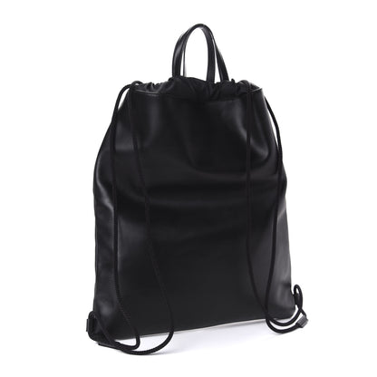 Gucci Calfskin Small GucciGhost Drawstring Backpack Black 2 of 10
