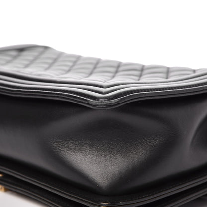 Chanel Calfskin Quilted New Medium Boy Flap Black 11 of 13