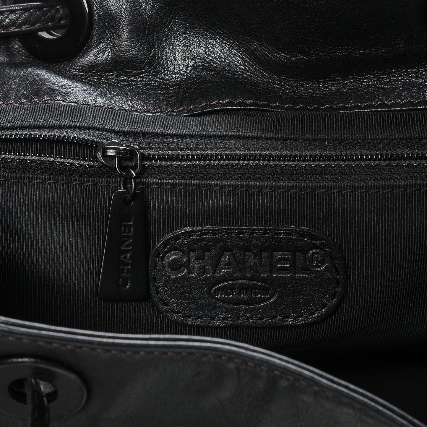 Lambskin CC Backpack Black