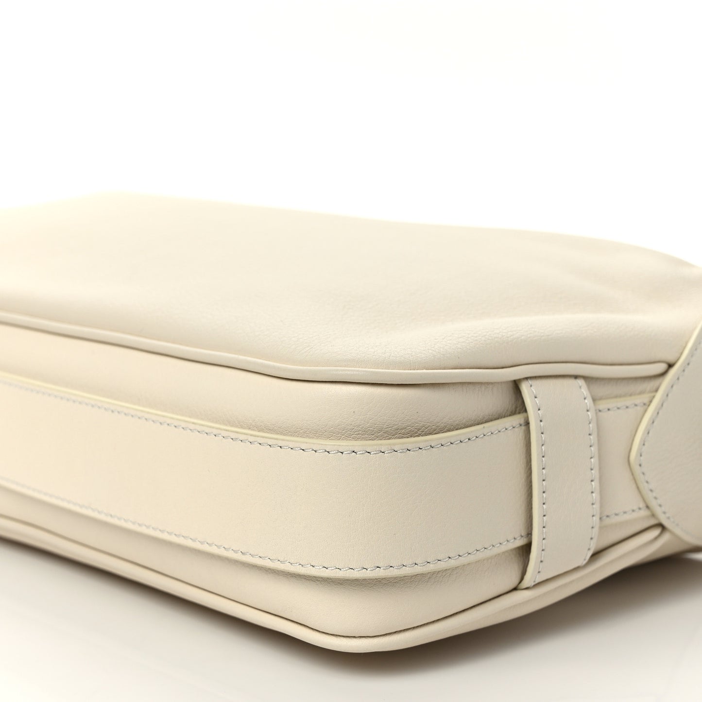 Supple Calfskin Medium Romy Shoulder Bag Rice