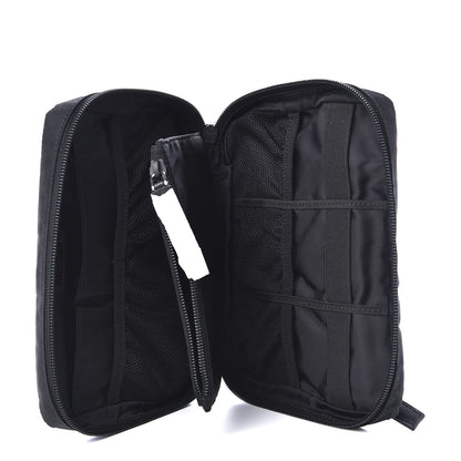 Prada Tessuto Nylon Saffiano Necessaaire Pouch Black 5 of 11