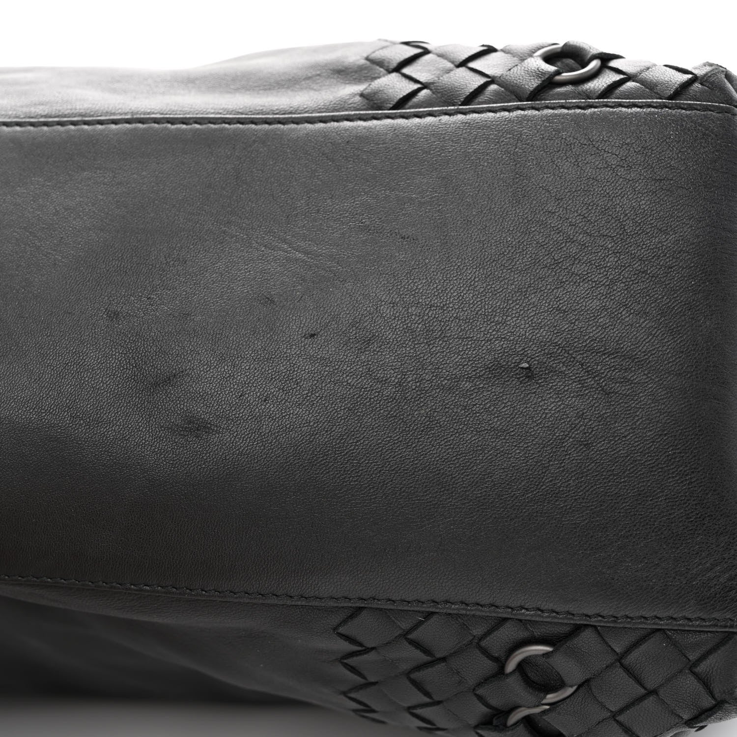 Bottega Veneta Lambskin Intrecciato Tote Black 14 of 16