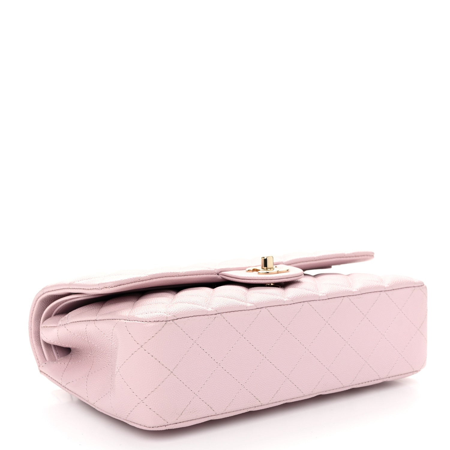 Chanel Caviar Quilted Medium Double Flap Light Pink 4 of 10