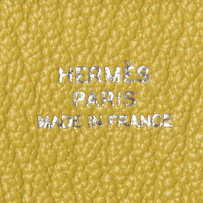 Hermes Chevre Mysore Bastia Coin Purse Jaune De Naples 6 of 8