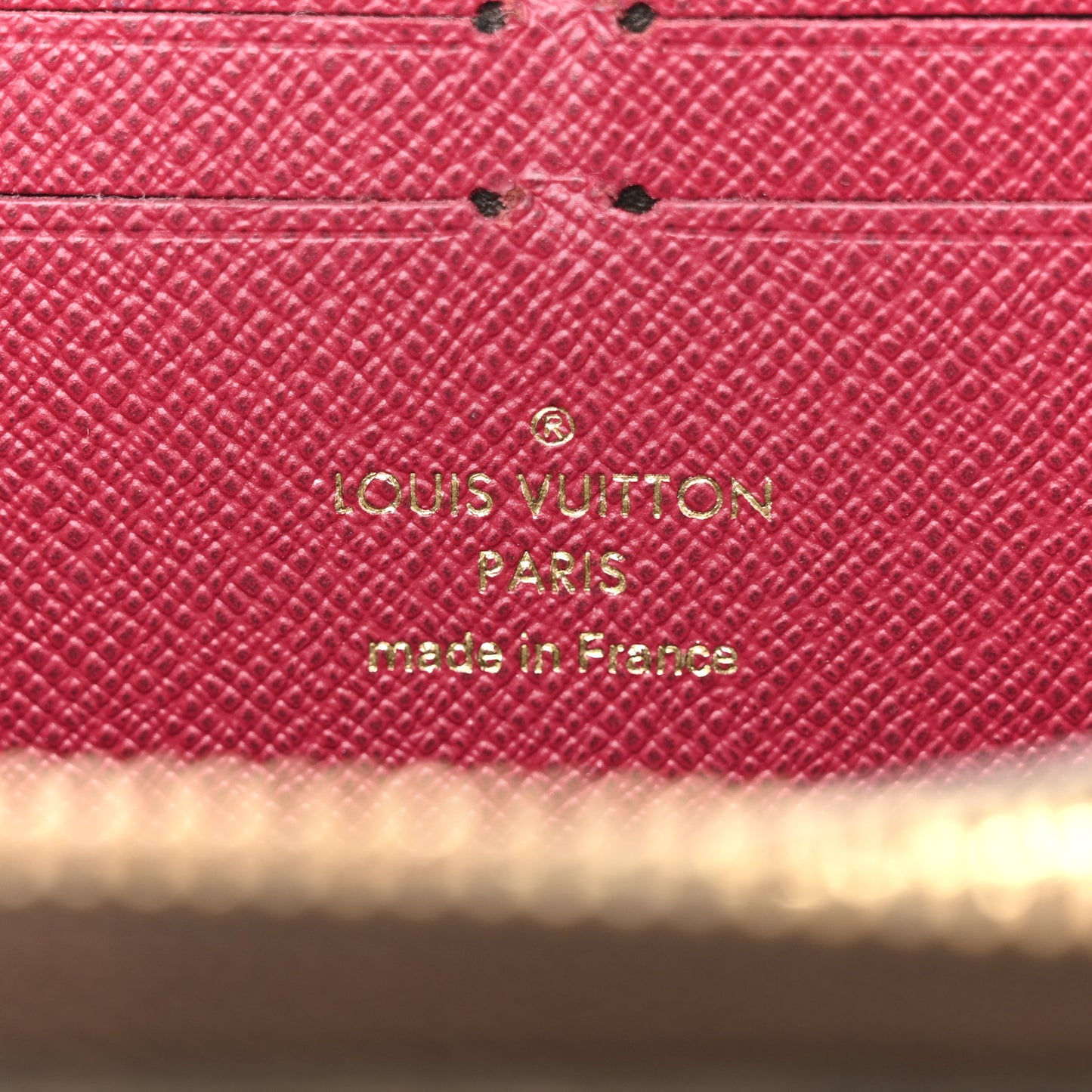 Monogram Clemence Wallet Fuchsia