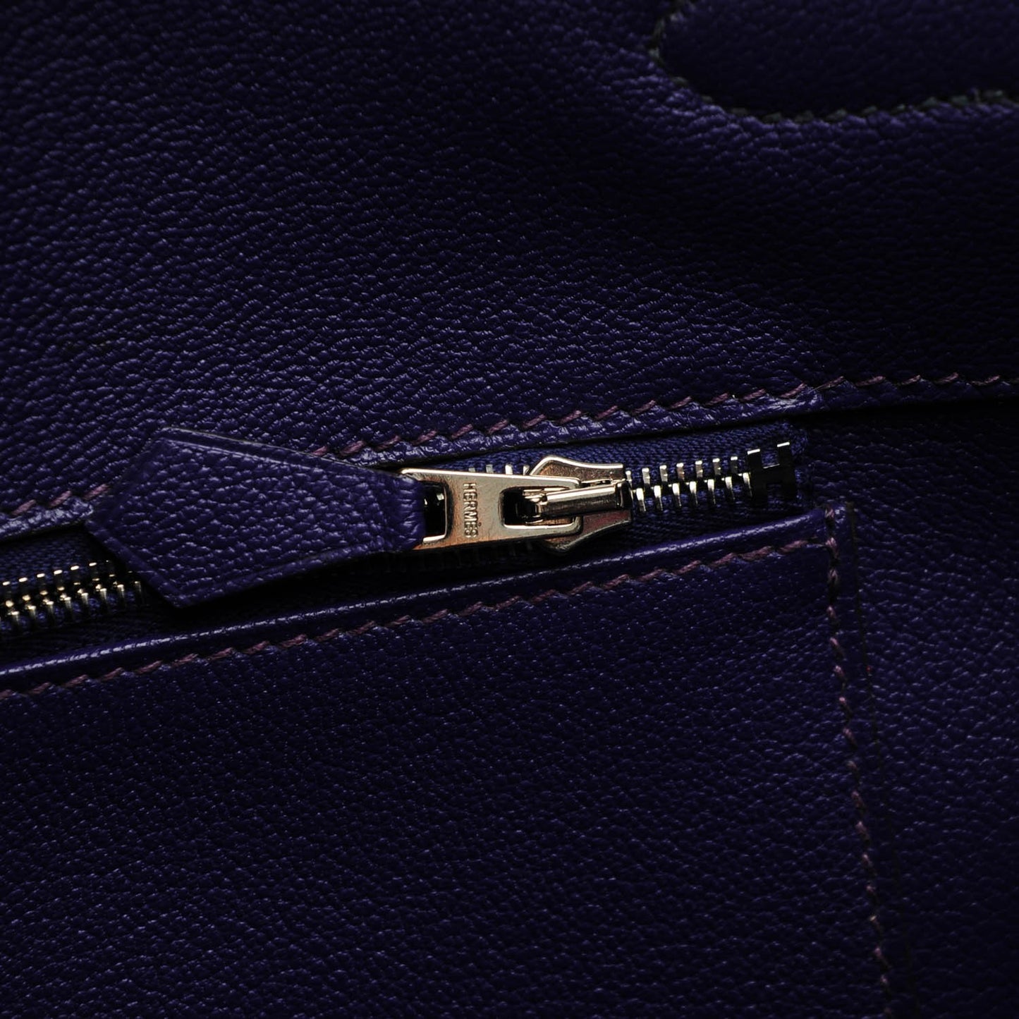 Togo Horseshoe Birkin 40 Indigo Iris