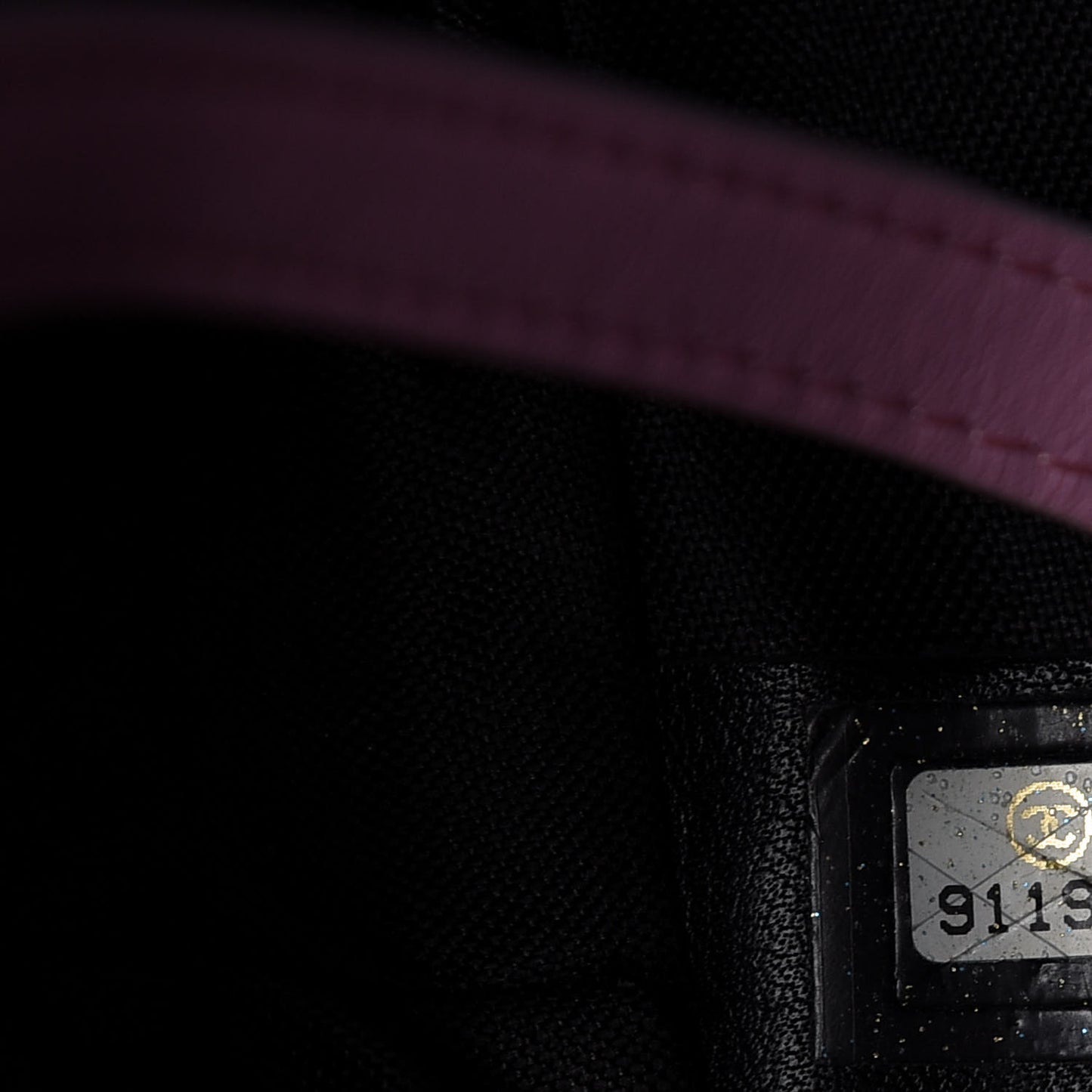 Calfskin Quilted Large Cambon Tote Pink Black
