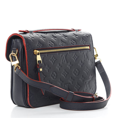 Louis Vuitton Empreinte Pochette Metis Marine Rouge 3 of 15