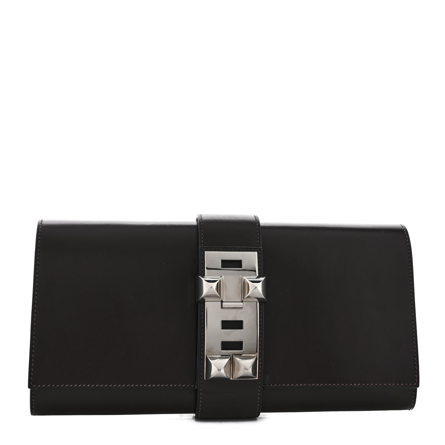 Hermes Box Medor 29 Clutch Chocolate 1 of 8