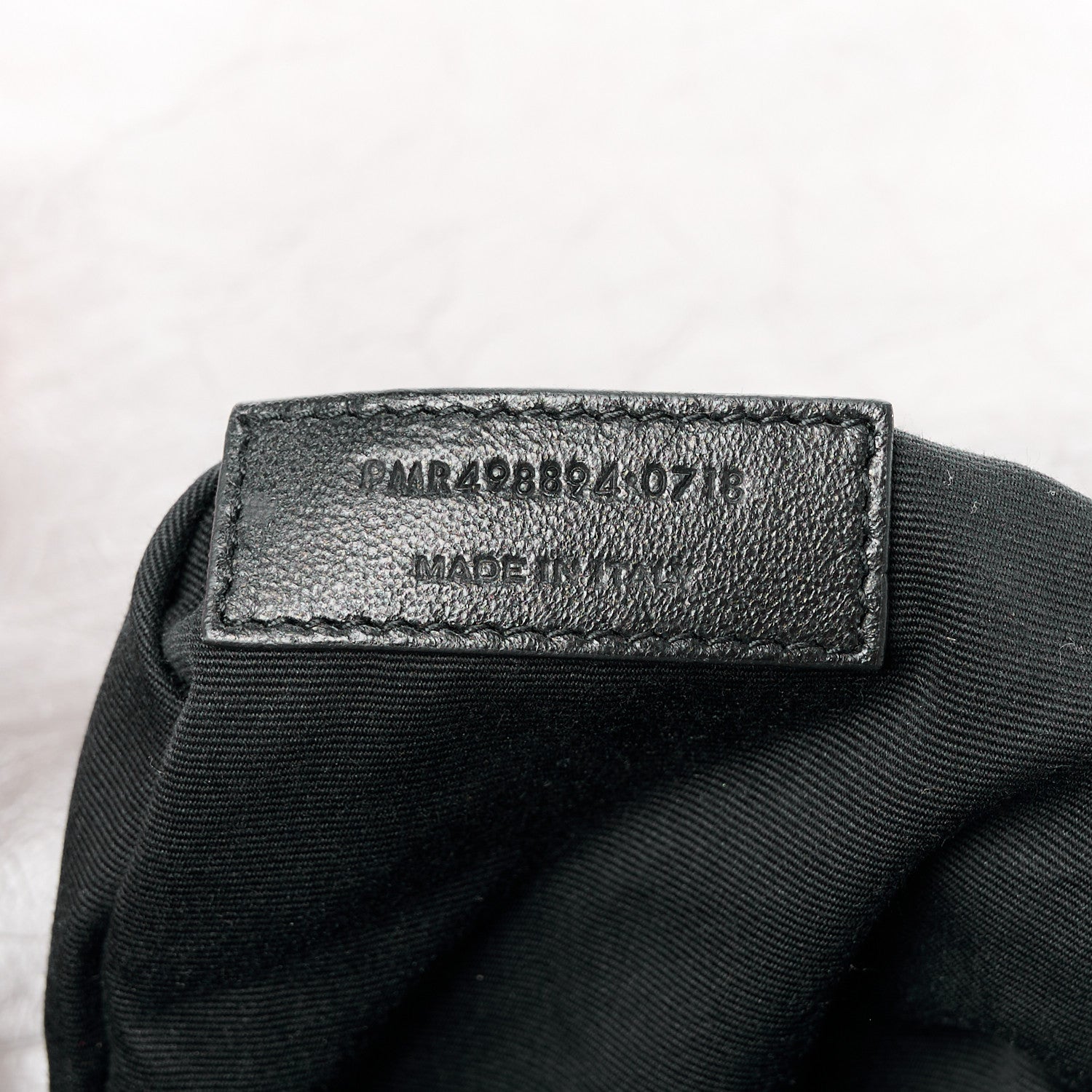 Saint Laurent SAINT LAURENT Crinkled Calfskin Matelasse Monogram Medium Niki Chain Satchel Fog 8 of 11