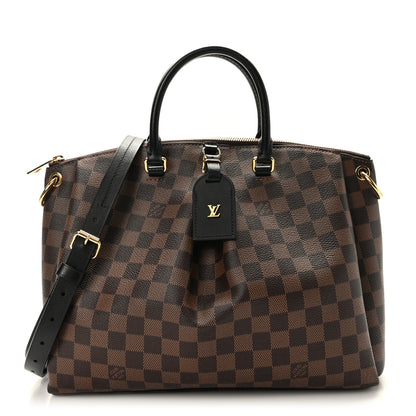 Louis Vuitton Damier Ebene Odeon Tote MM Black 1 of 8