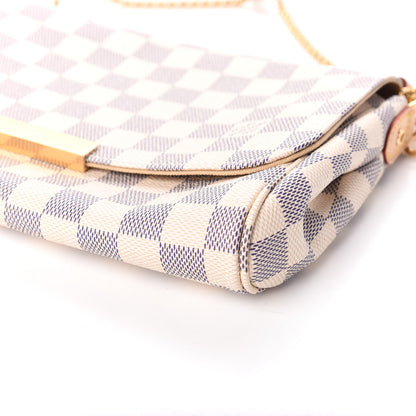 Louis Vuitton Damier Azur Favorite MM 7 of 9
