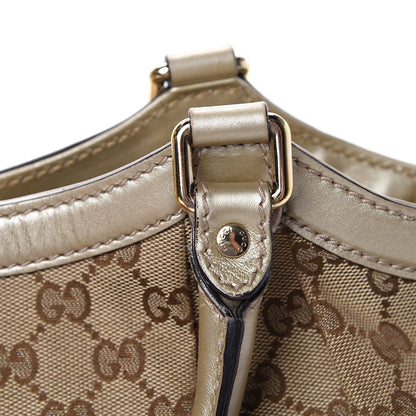 Gucci Monogram Medium Sukey Tote Champagne 16 of 22