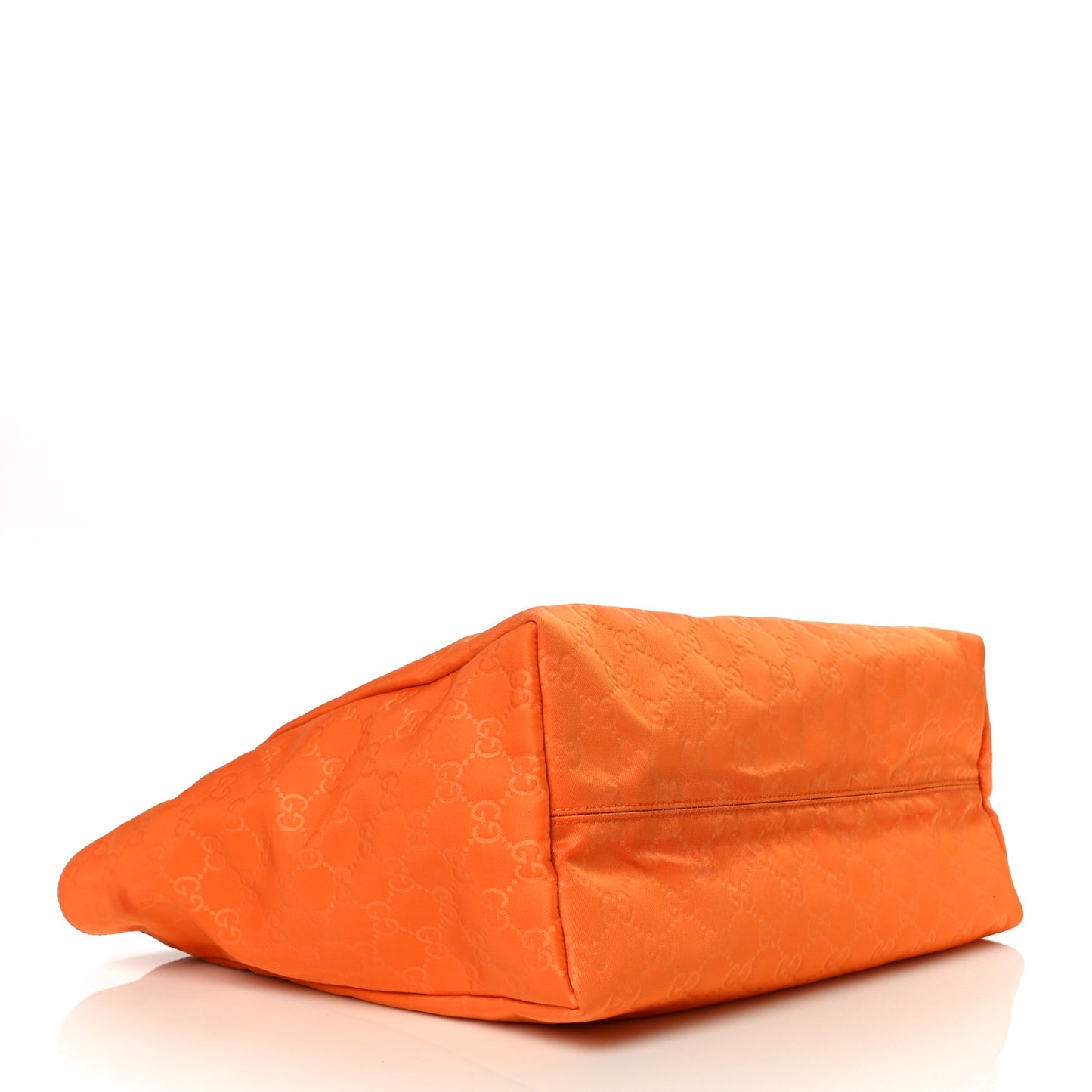 Nylon Monogram Medium Tote Orange