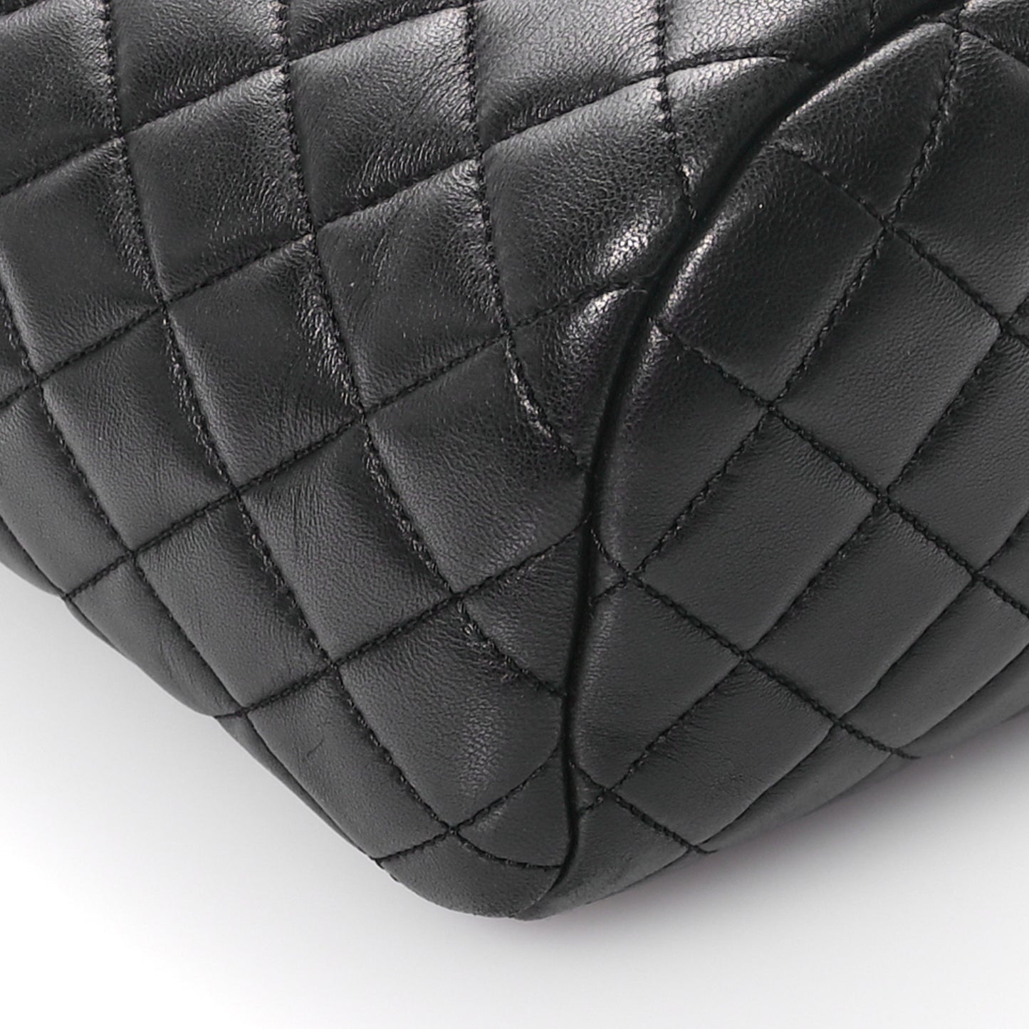 Lambskin Quilted Small Urban Spirit Backpack Black