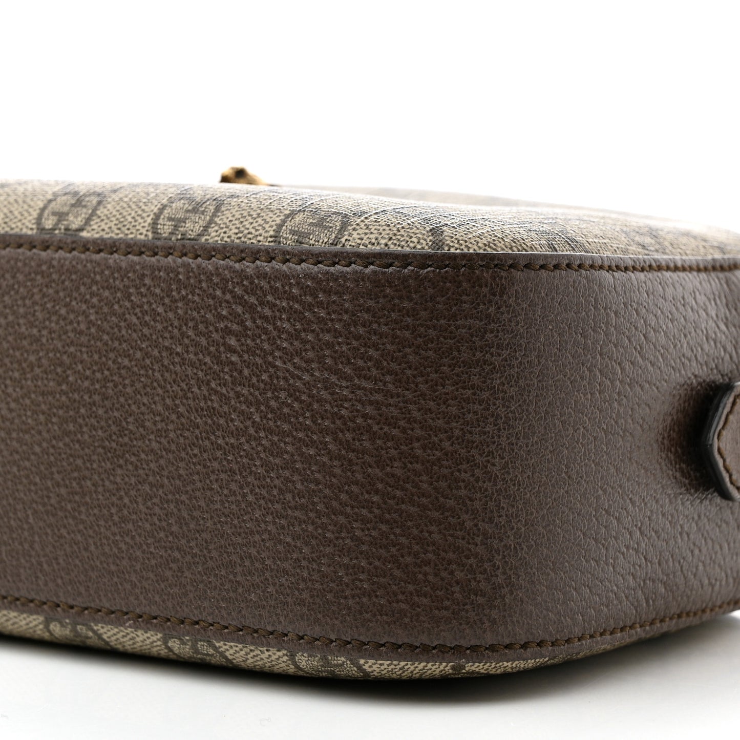 GG Supreme Monogram Web Neo Vintage Shoulder Bag Beige New Acero Crop