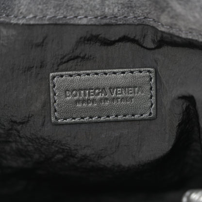 Bottega Veneta Suede Calfskin Intrecciato Medium Dustbag Grey 6 of 9