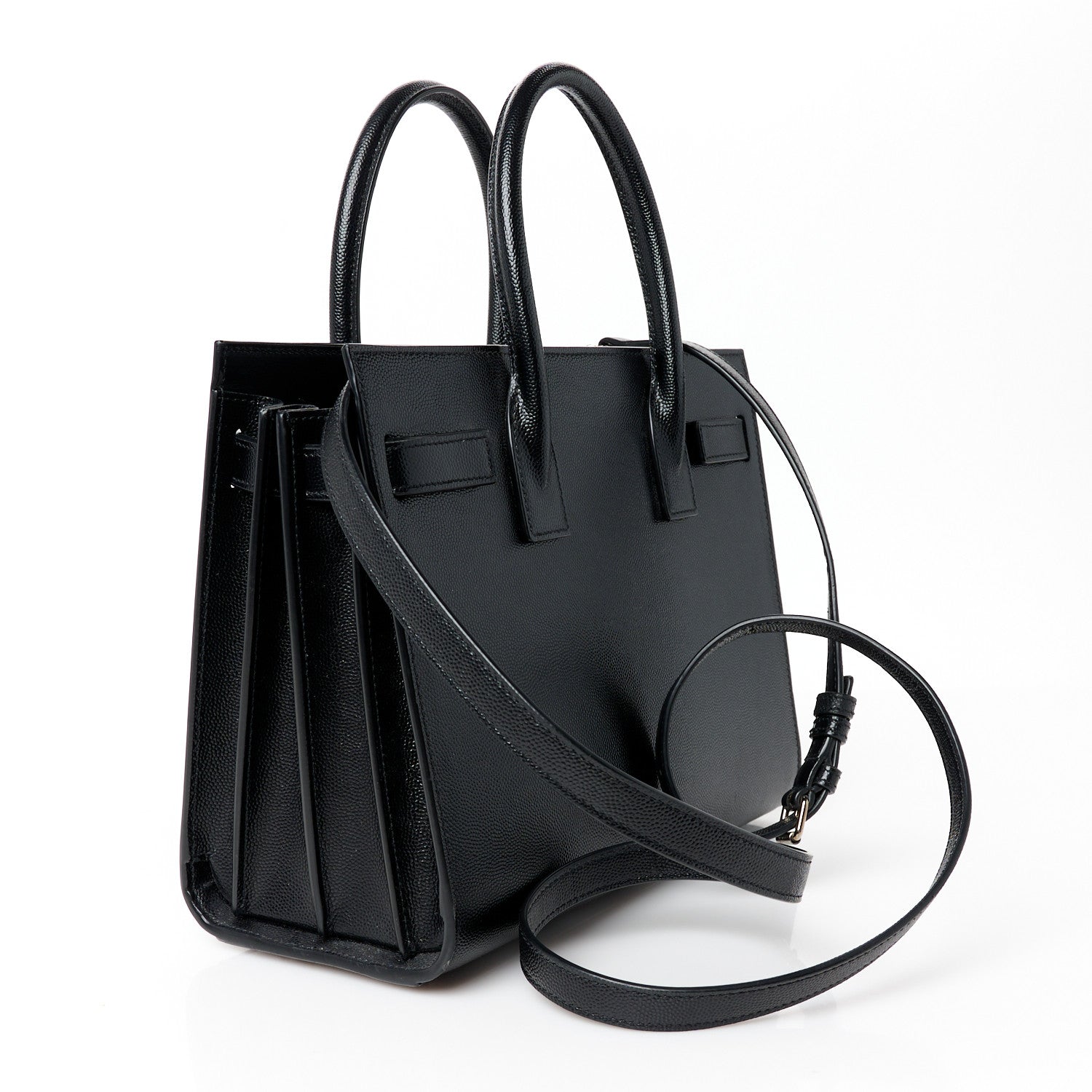 Saint Laurent Grain de Poudre Nano Sac De Jour Black 3 of 9