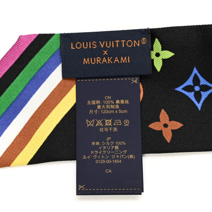 Louis Vuitton LV X TM Silk Monogram Multicolor BB Bandeau Black 3 of 3
