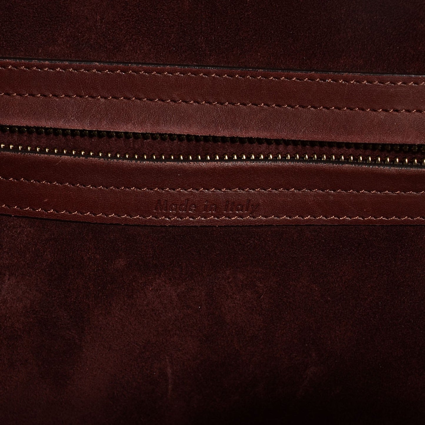 Natural Calfskin Medium Phantom Luggage Burgundy