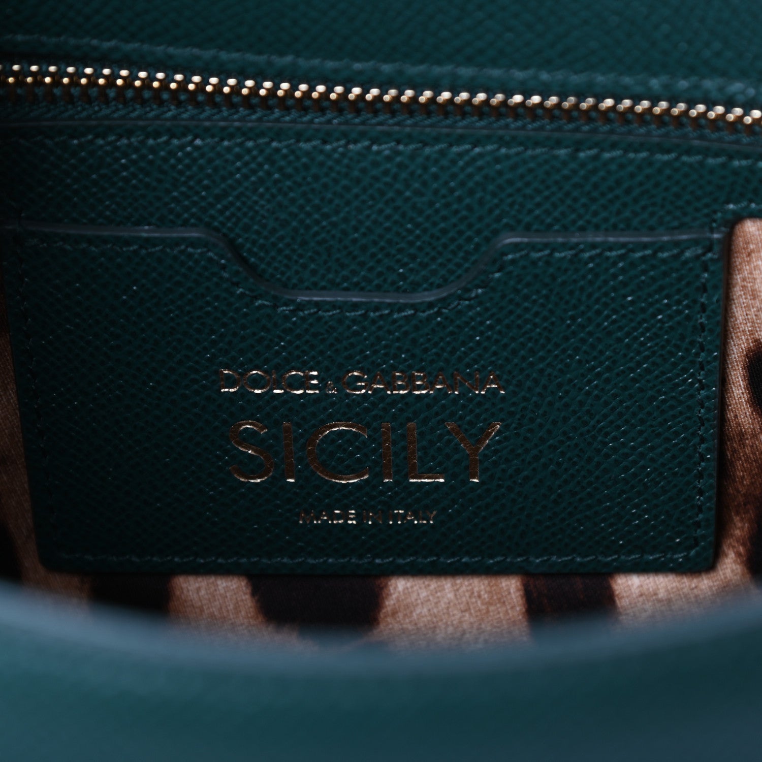 Dolce & Gabbana Dauphine Medium Miss Sicily Satchel Green 6 of 9