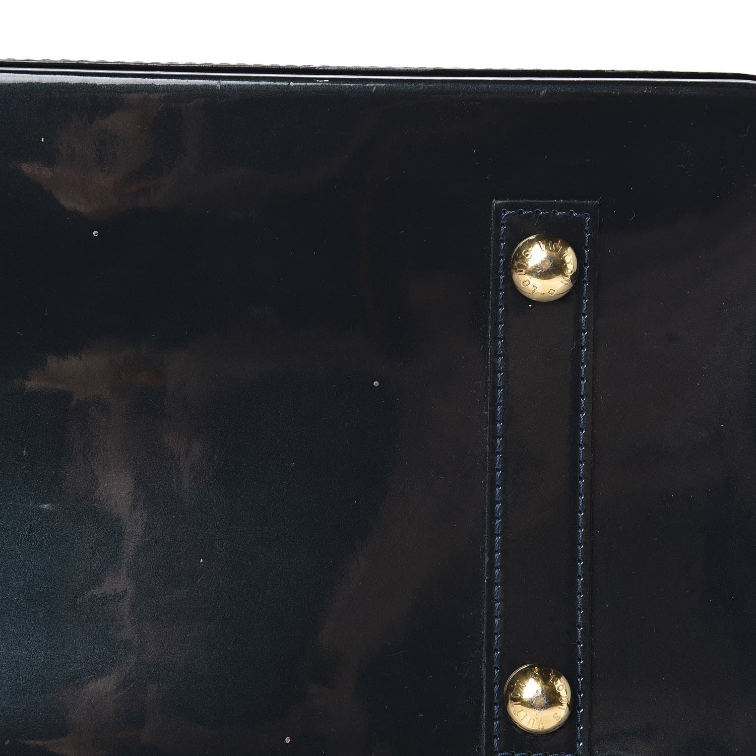 Louis Vuitton Vernis Alma MM Blue Nuit 15 of 16