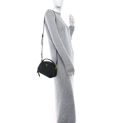 Prada Saffiano Lux Odette Crossbody Black 2 of 9