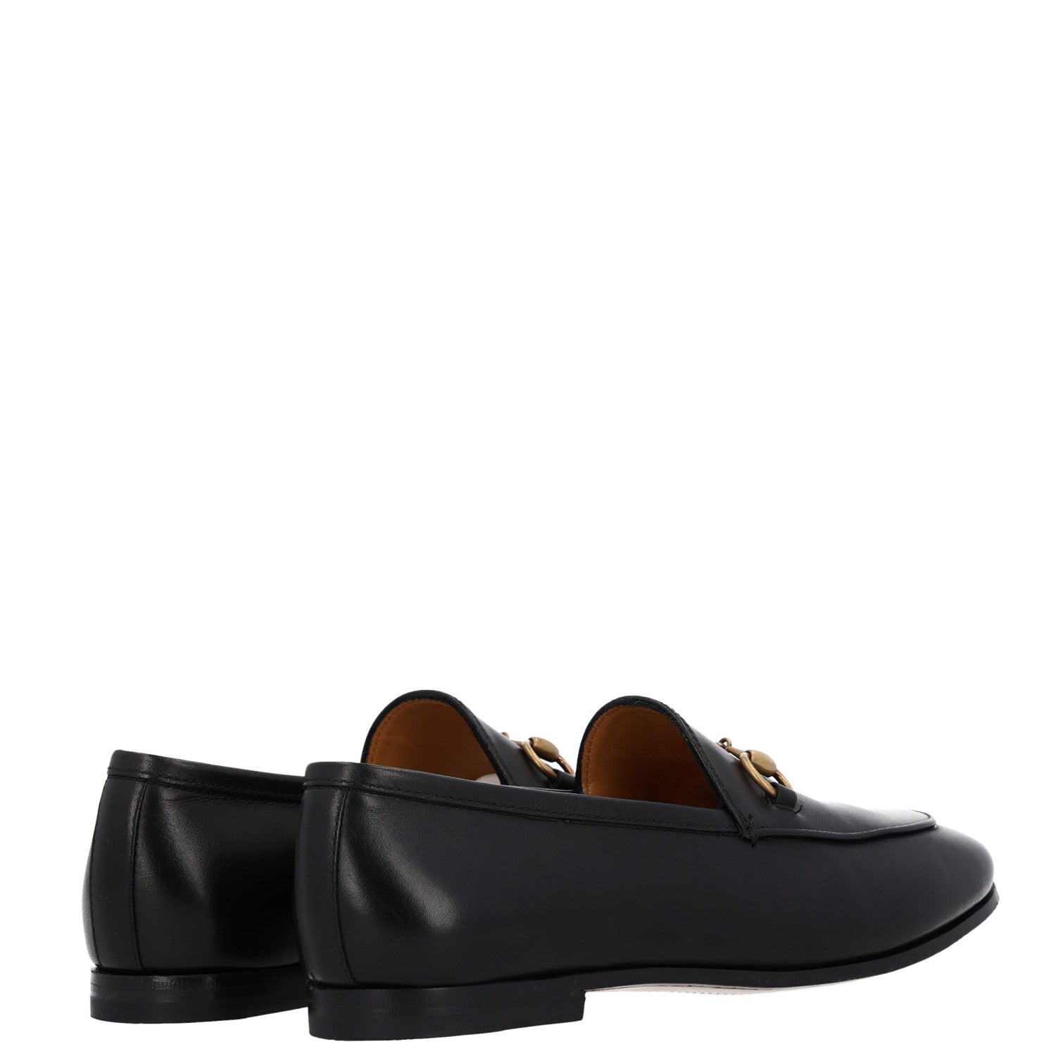 Gucci Calfskin Womens Jordaan Loafers 36.5 Black 5 of 11