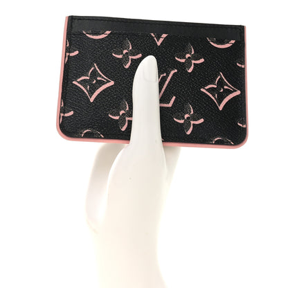Louis Vuitton Monogram Fall for You LV Side-Up Card Holder Black 2 of 7