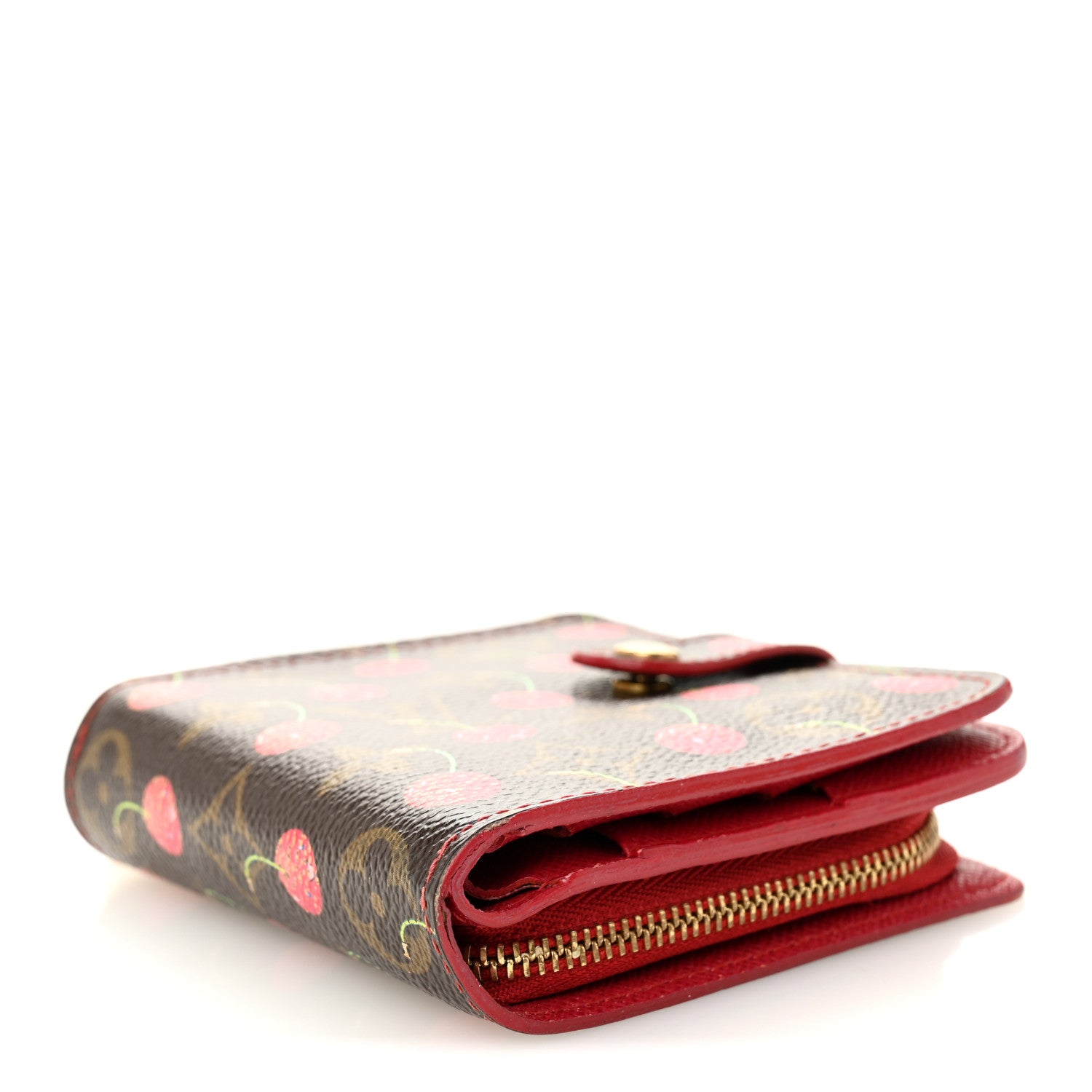Louis Vuitton Monogram Cerises Compact Zippe Wallet 4 of 10
