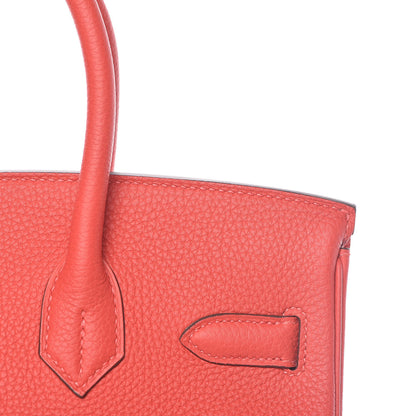 Hermes Togo Birkin 30 Rouge Pivoine 28 of 34