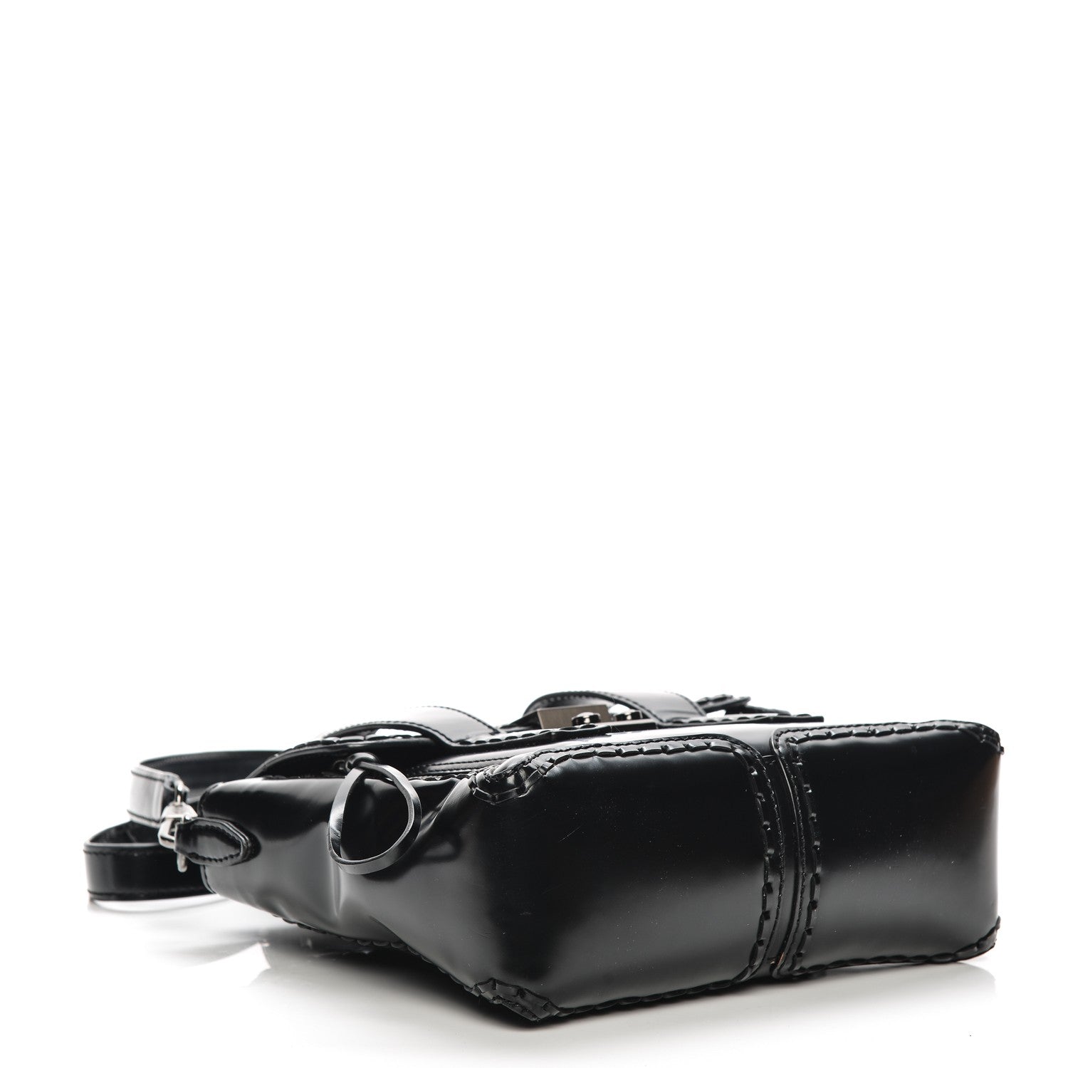 3.1 Phillip Lim 3.1 Glace Calfskin Stitch Mini Pashli Satchel Black 4 of 6