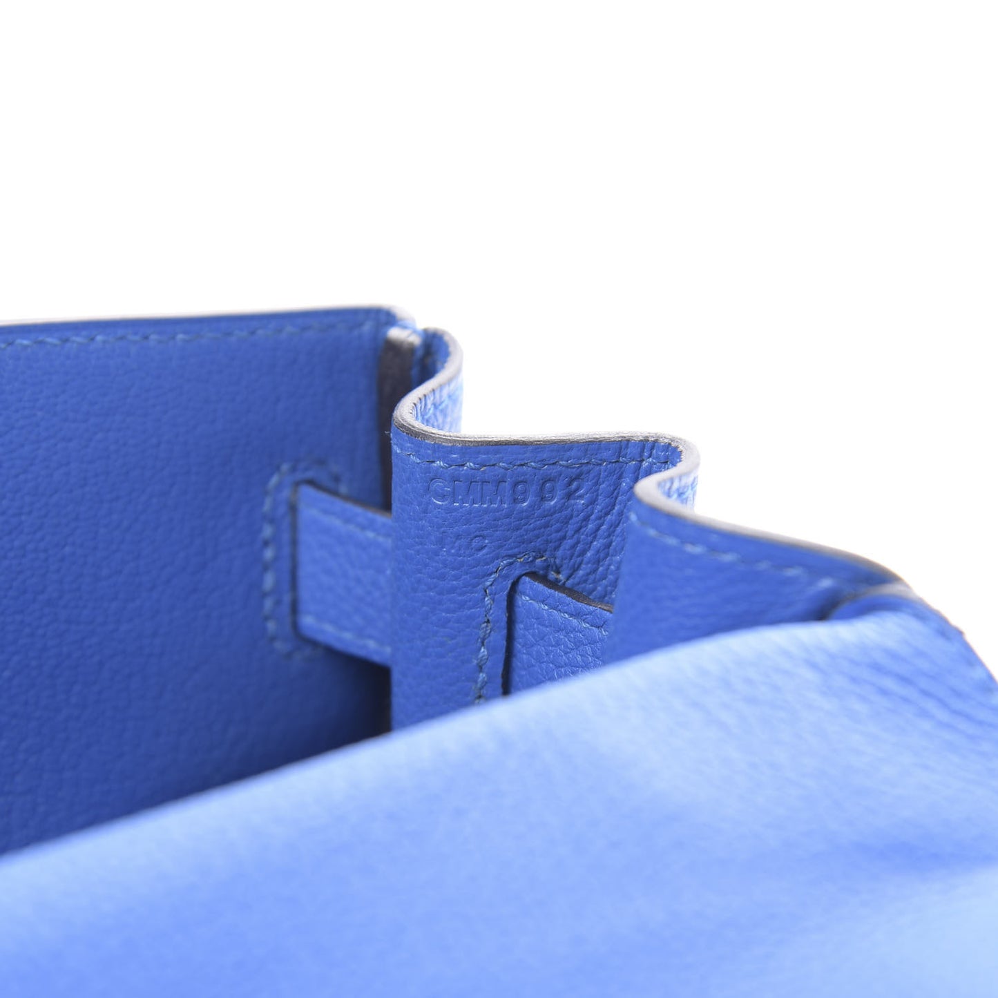 Togo Kelly Retourne 28 Bleu Zellige