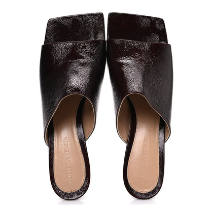 Bottega Veneta Paper Calfskin Stretch Mule Sandals 37.5 Fondant 2 of 9