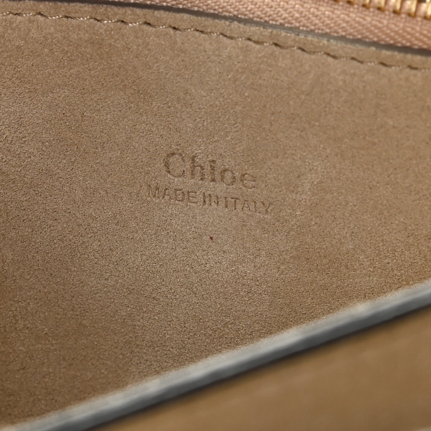 Chloe Calfskin Medium Faye Shoulder Bag Motty Grey 10 of 16