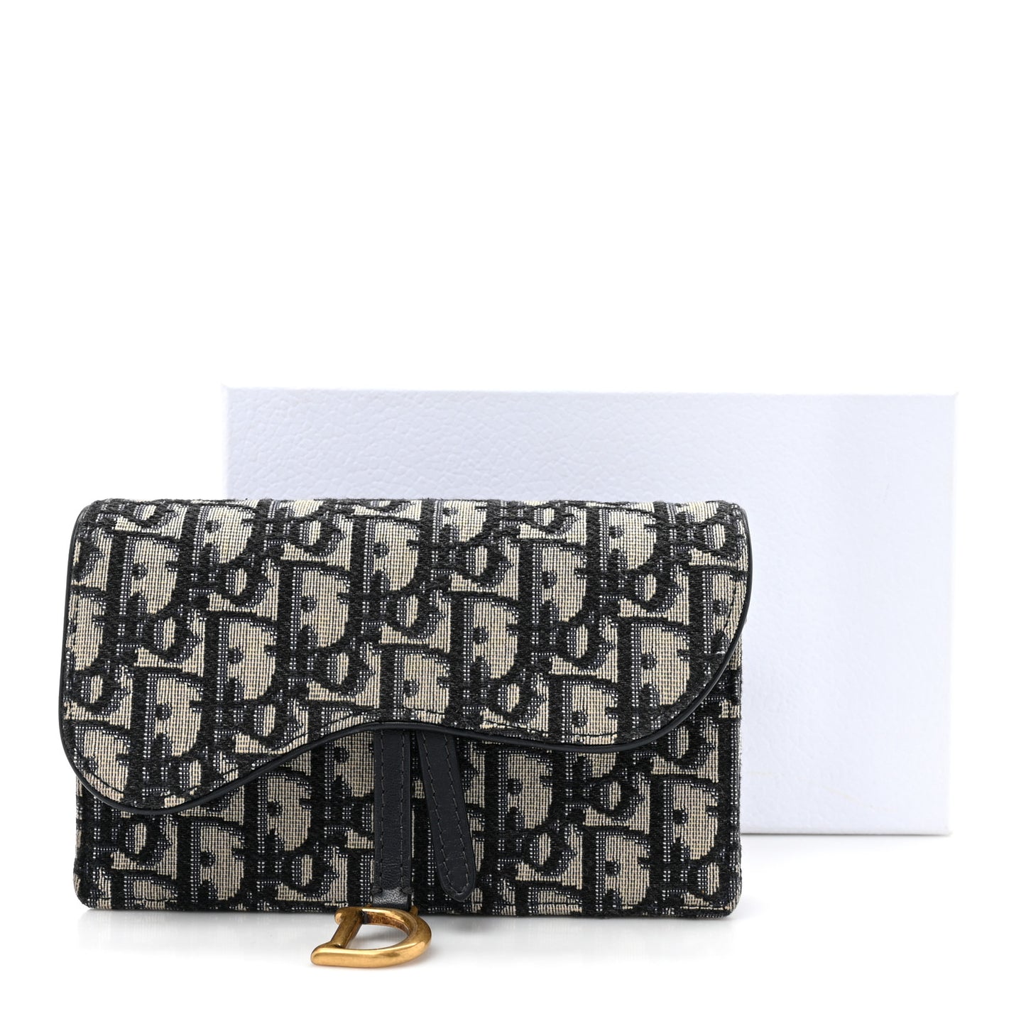 Oblique Saddle Belt Bag Blue